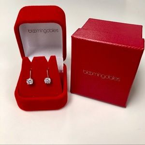 🆕 🔴Buy2️⃣Get 1️⃣🆓 Silver Pated Drop Cubic Zirconia Earrings